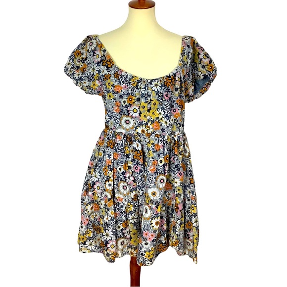 American Eagle Back-Tie Floral Printed Dress - Picture 6 of 8